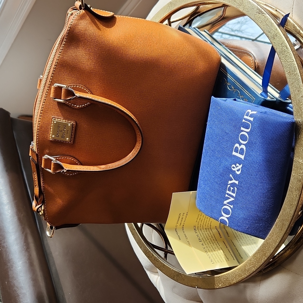 Dooney and Bourke, Domed Satchel, Natural